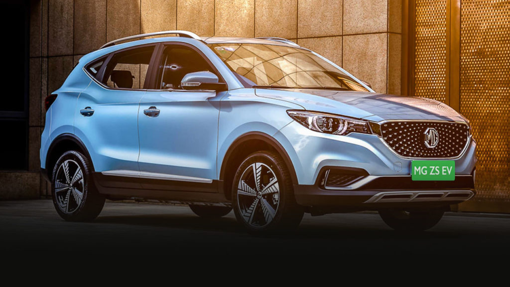 MG ZS EV SUV electric car